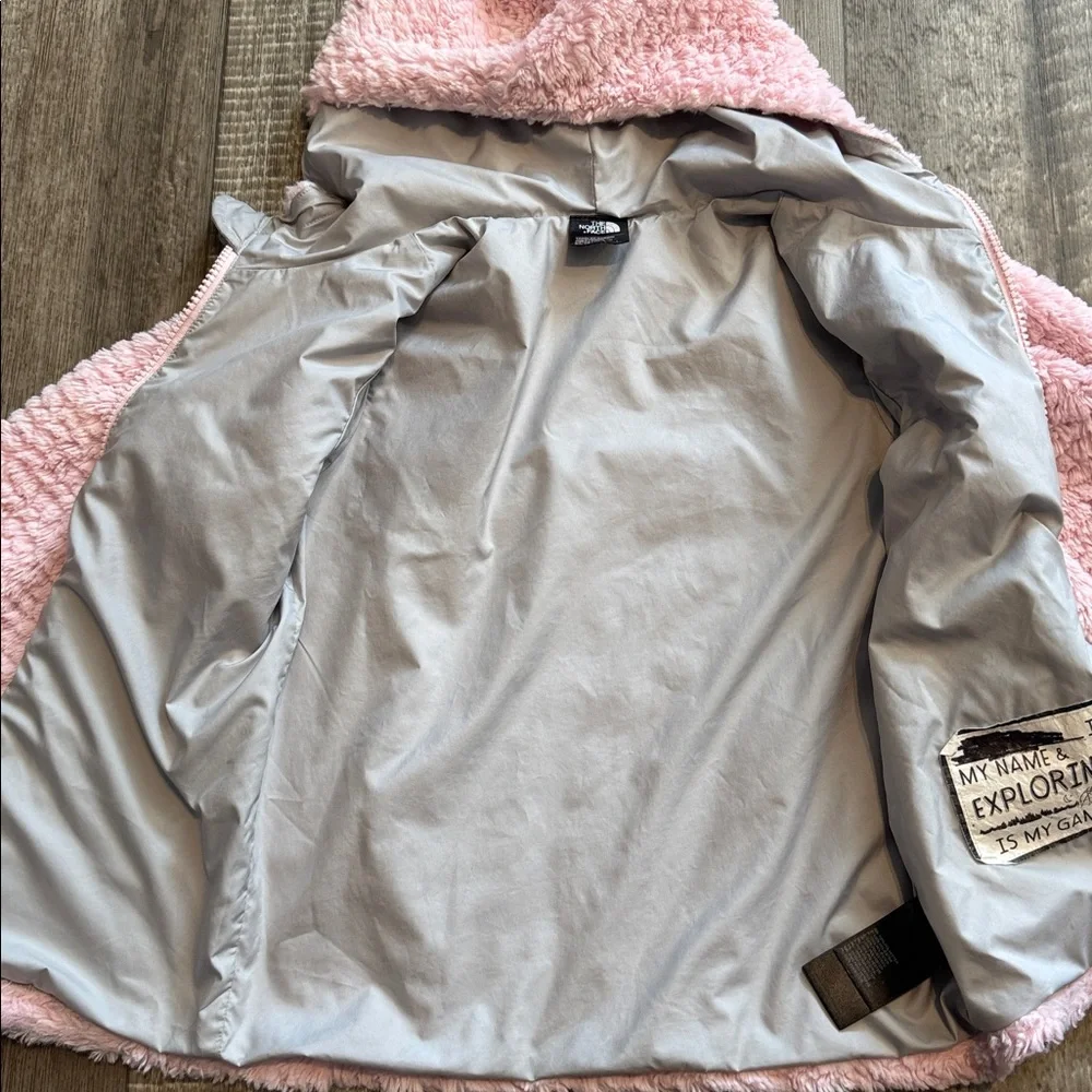 The North Face Soft Pink Fleece Jacket- size 4T